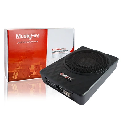Jb 10inch Ultra-Thin Subwoofer 12V Car Seat Bottom Car High-Power Tube Small Steel Cannon Aluminum Alloy Bass
