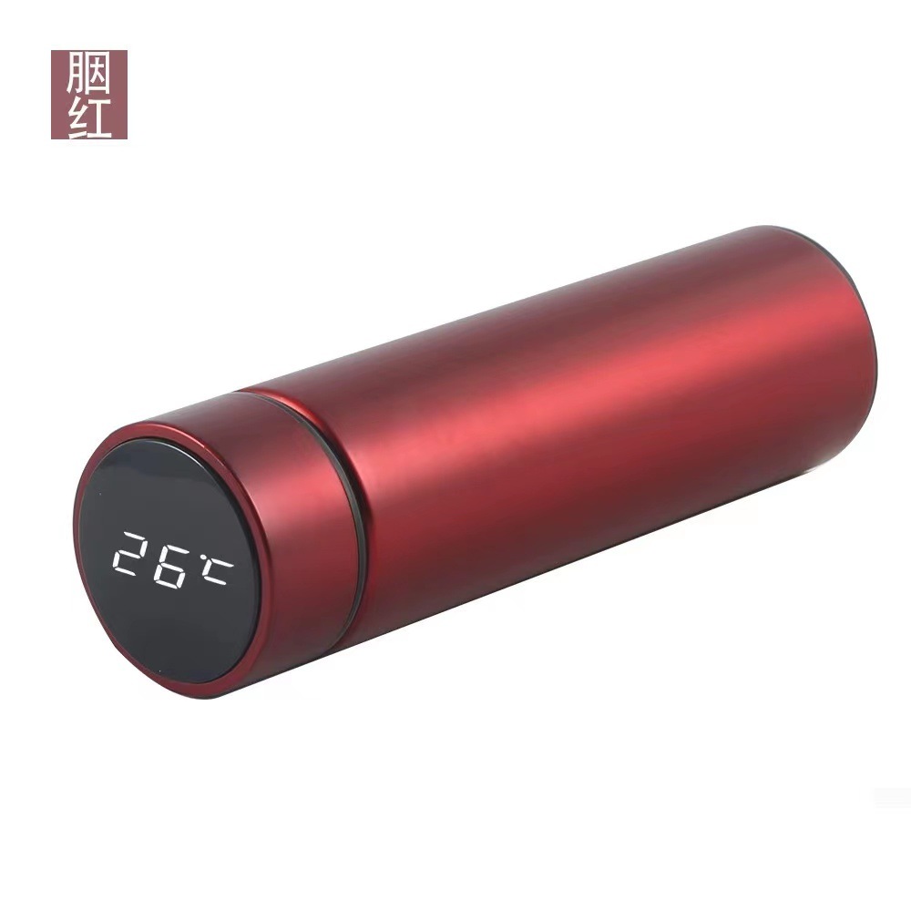 Taza de vacío de acero inoxidable taza de medición de temperatura inteligente Pantalla de temperatura negocio taza recta regalo taza promoción bienestar al por mayor