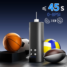 便携式迷你球泵多功能通用电动打气筒橄榄球足球篮球无线充气泵
