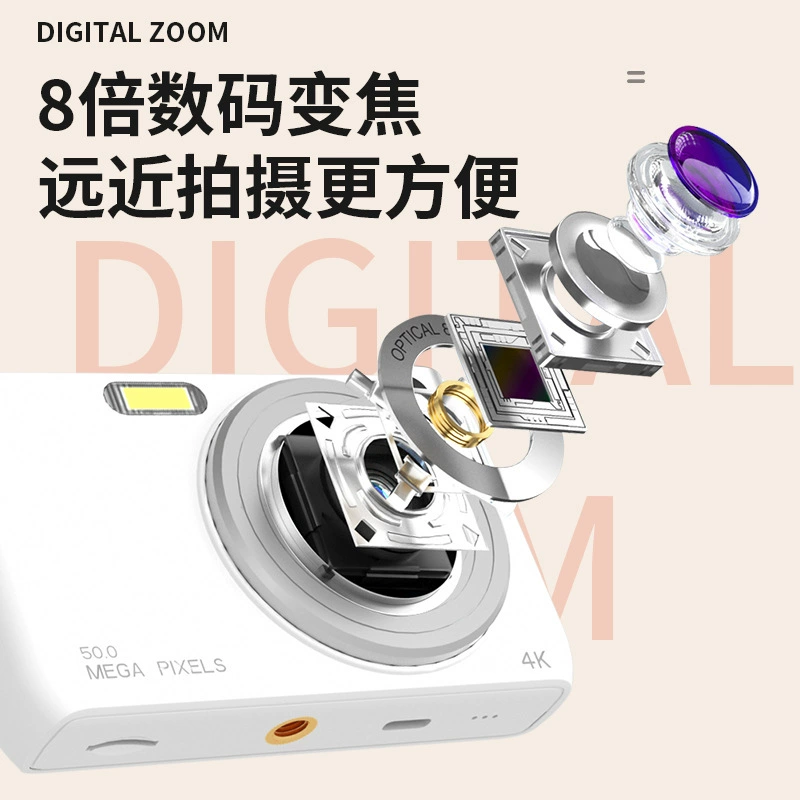 Цифровой фотоаппарат CCD HD школьный входной камеры/портативная маленькая туристическая камера с картой CDD девочка влог