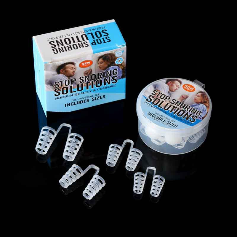 Nuevos productos transfronterizos snoring snoring silenciador invisible para dormir snoring clip nasal fábrica al por mayor