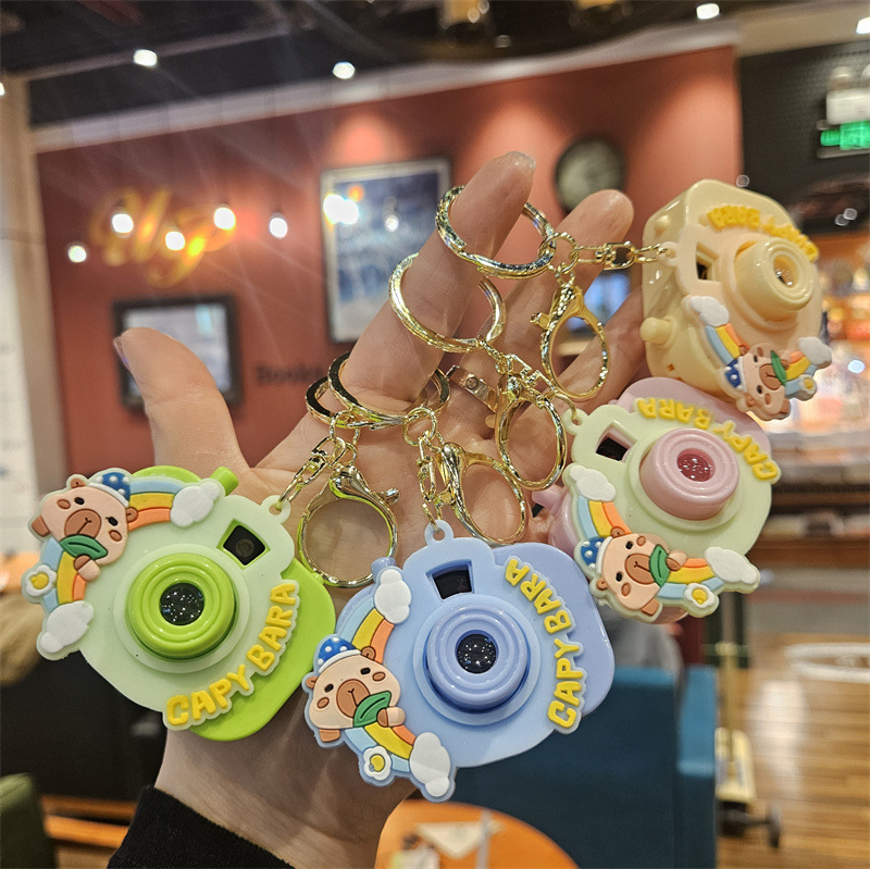 网红多功能卡通公仔闪灯钥匙扣计算器温度计书包挂件小礼品批发|undefined