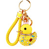 Cute yellow duck, keychain, metal pendant, Birthday gift, wholesale