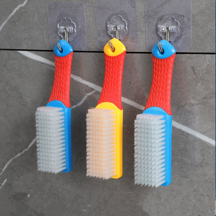 Long soft plastic shoe brush for laundry, increased thickness