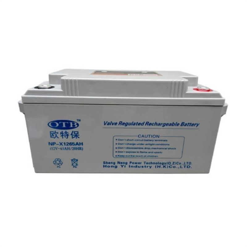 欧特保蓄电池NP-XA1265CH铅酸免维护12V65AH直流屏 配电柜UPS电源