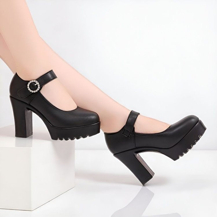 Nuevos zapatos de tacones altos de estilo chino Marizhen para mujeres 2026 nuevos zapatos de tacones altos de alto nivel