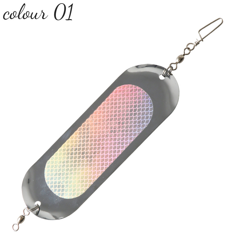 サケのフラッシャーの釣りのフラッシュランプの4.5インチルアーのsalmon fish ing dodgers flashers