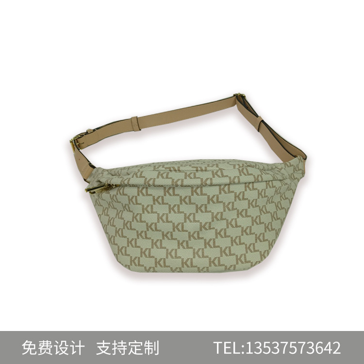 Professional Customized Fashionable Women's Sports Waist Bag, Personalized Pu Outdoor Chest Bag, Customized Leather Goods Manufacturer Free Design