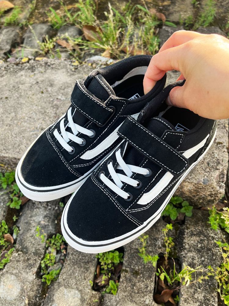 VS zapatos de lona para niños zapatos casuales de baja altura zapatos de skate para niños velcro zapatos deportivos para niños mayores zapatos de skate para niñas otoño