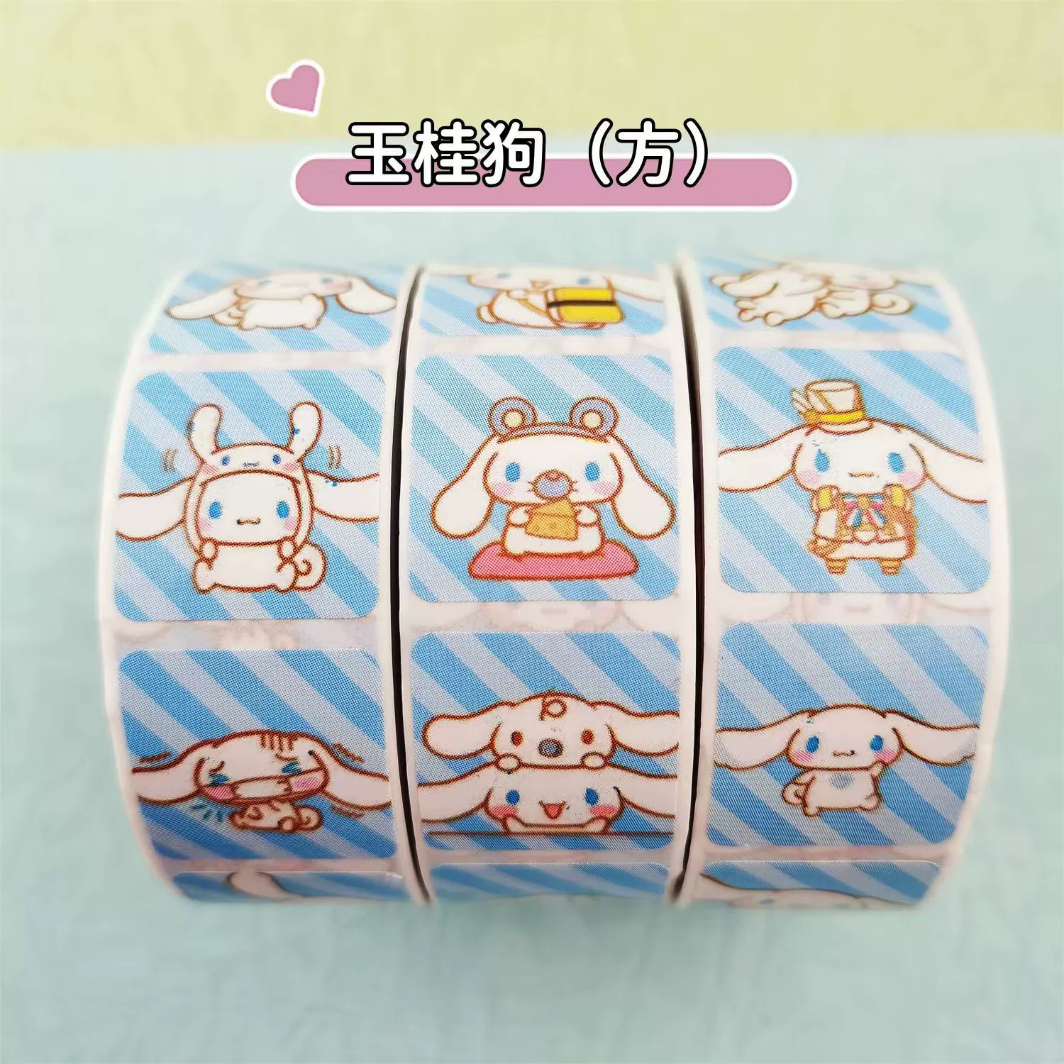 Стикерплот (Sanrio) милый карикатурный бумажный скотч — декоративная канцтовары, 500 наклеек на рулоне