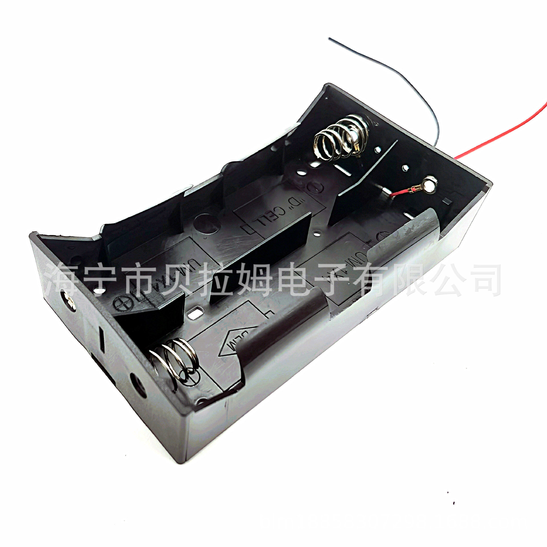 四节一号电池盒 4D 大号四节 4节大号 一号 1号双排电池盒