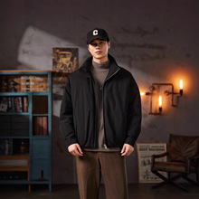 LIYANG2025冬季美式复古加厚男士羽绒服宽松时尚潮牌男装休闲外套