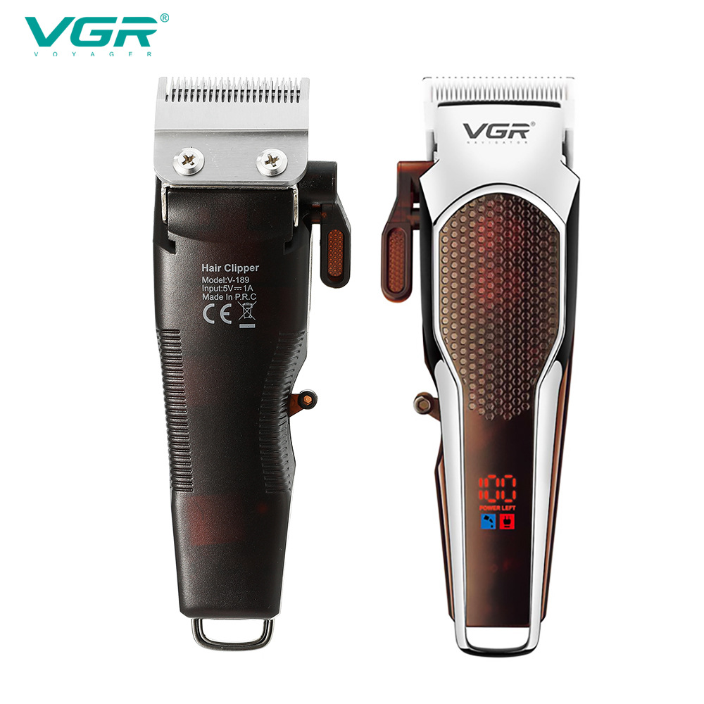 High Power LCD Hair Clipper Rechargeable USB Micro Adjustable Electric Clipper for Personal Care Home Appliances_voghion.com