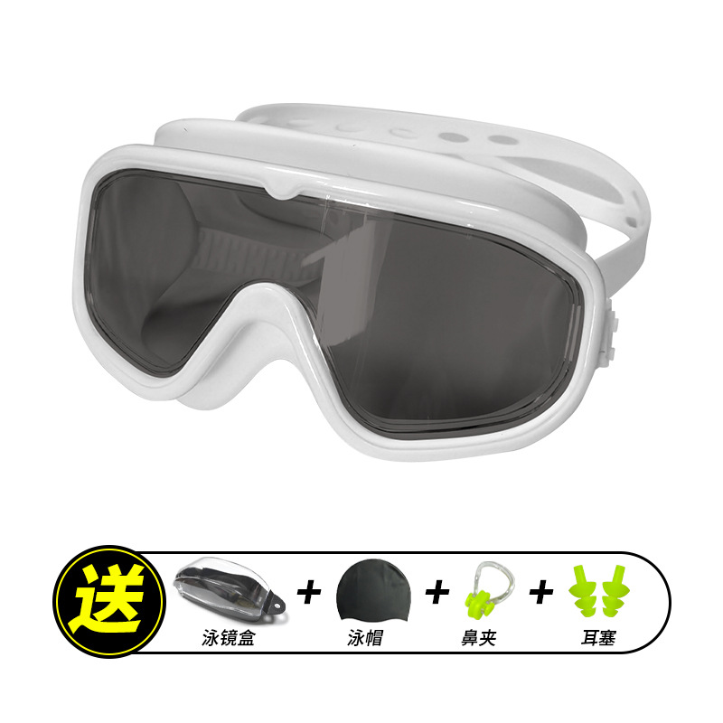 Set de Gafas de Natación para Adulto de PC Impermeable y Antivaho para Natación