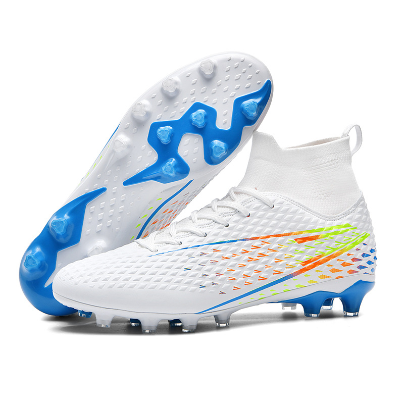 2025 nuevas zapatillas de fútbol transfronterizas para adolescentes al aire libre de tachuelas altas FOOTBALL SHOES ventas directas de fábrica