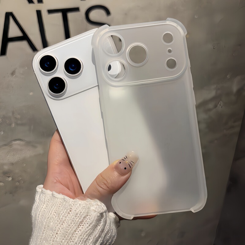 Suitable for Apple Iphone17Promax Mobile Phone Case New Ice Fog Frosted 17 Anti-Fall Lens All-Inclusive Protective Cover Suitable for Apple Iphone17Promax Mobile Phone Case New Ice Fog Frosted 17 Anti-Fall Lens All-Inclusive Protective Cover