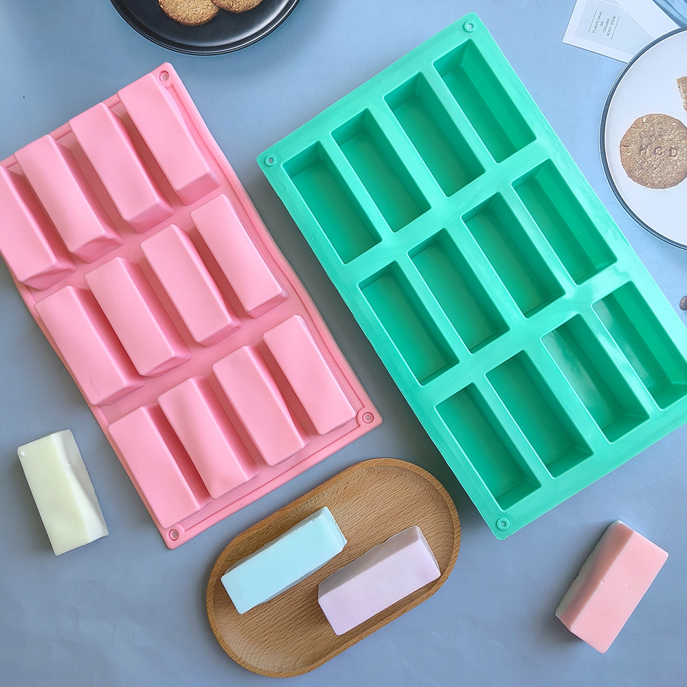 12 líneas 133 forma mousse molde de pastel diy snack herramientas de horneado molde de silicona