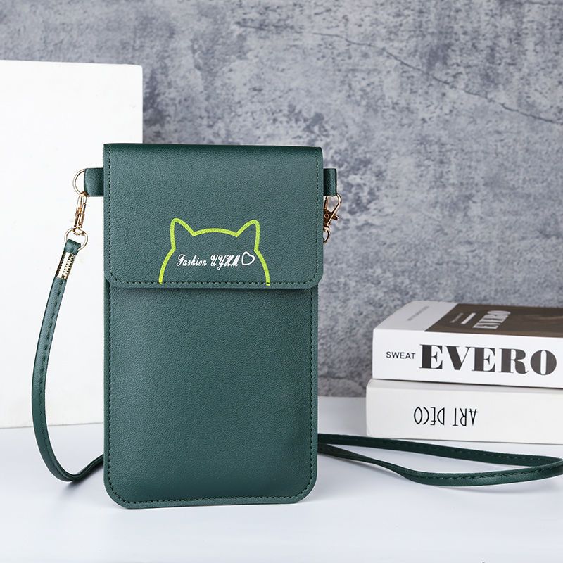 Nueva bolsa de teléfono móvil de las mujeres del todo partido de la moda coreana pequeña bolsa de hombro mini monedero de gran capacidad multifuncional crossbody bolsa pequeña