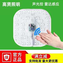 声光控led灯芯模组雷达感应模组 吸顶灯光源磁铁灯片灯盘节能灯芯