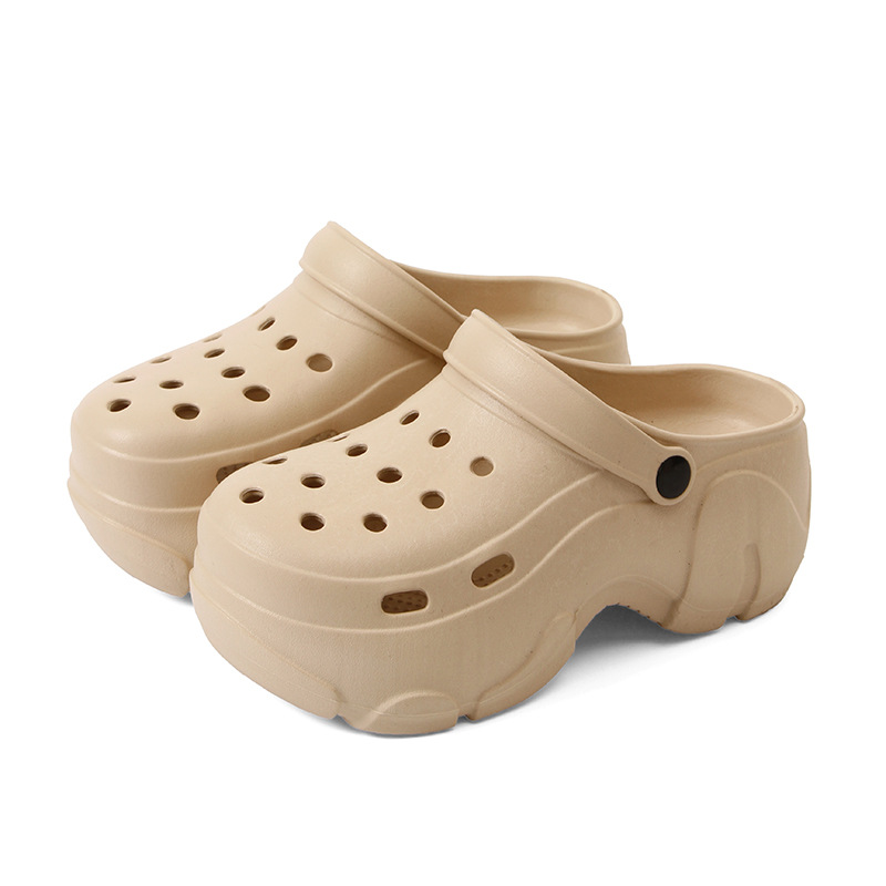 카키 누드 슈즈&