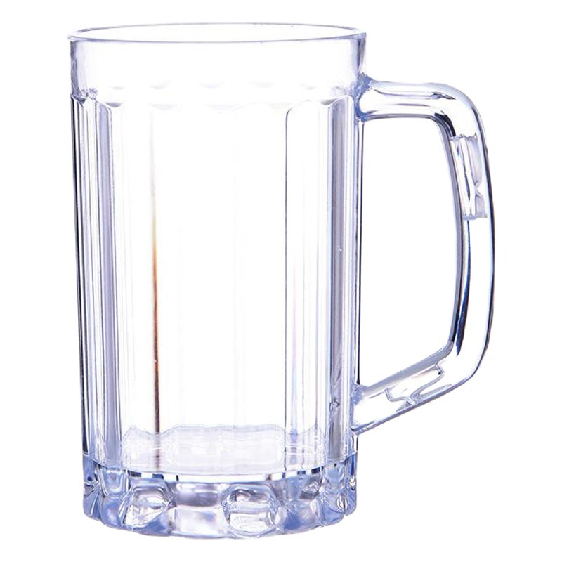 Plástico transparente PS copa de vino vidrio de cerveza resistente a la caída taza de piña taza de cerveza de acrílico taza de bebida resistente a altas temperaturas