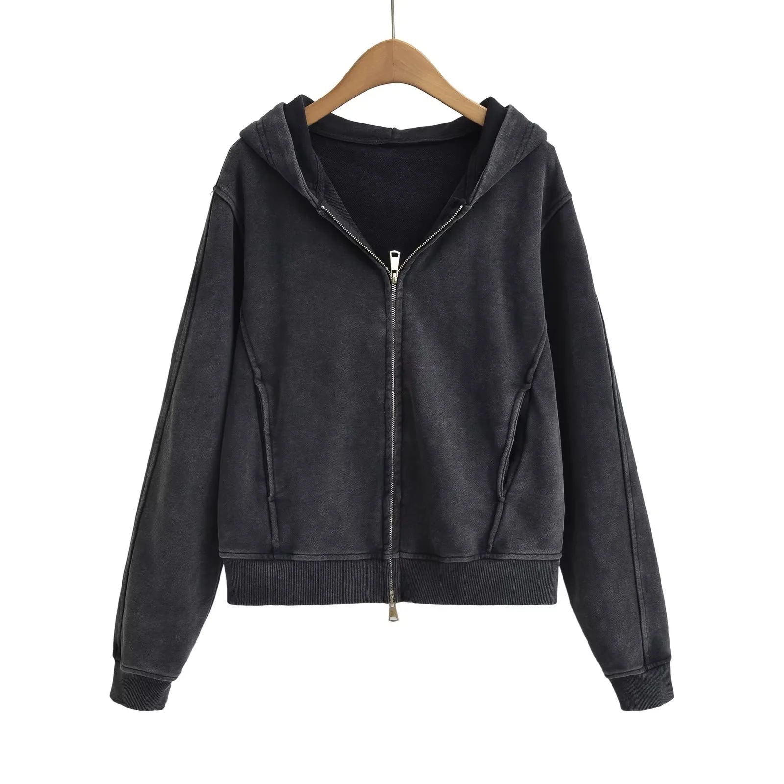 Autumn fashionable retro hoody