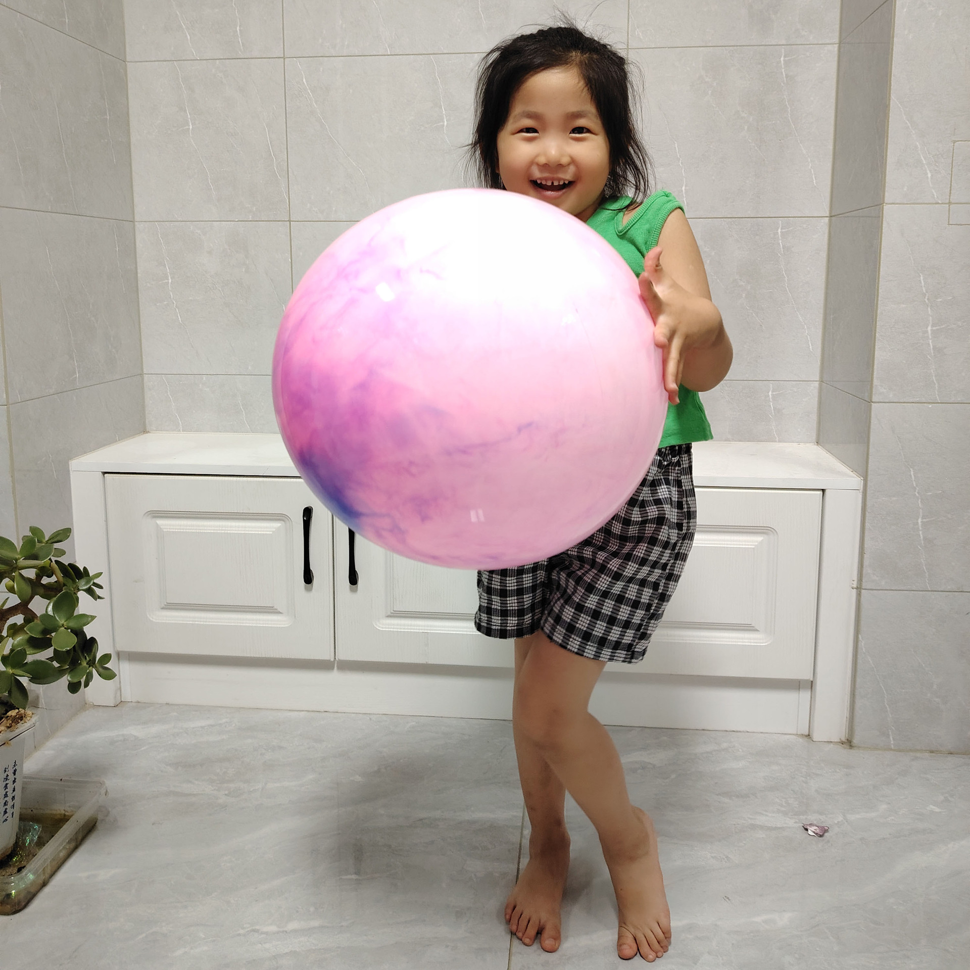 18inch Cloud Ball Large Size Kindergarten Outdoor Activity Bouncing Ball Children's Toy Leather Ball 15inch Internet-Famous Large Balloon