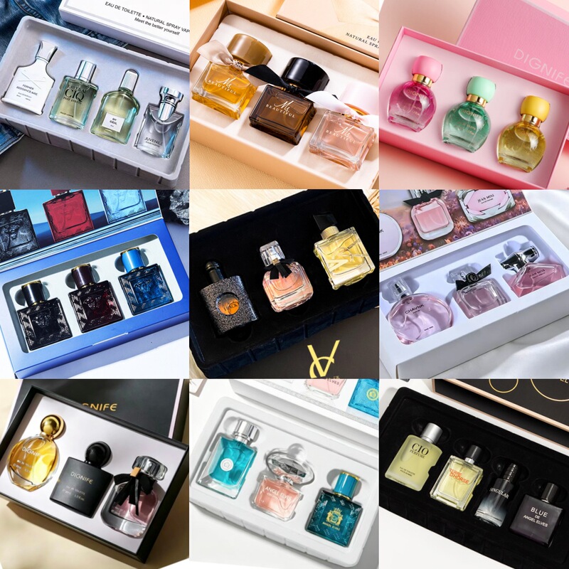Cross-border perfume set with long-lasting fragrance, Vietnamese women's perfume high-end gift set, men's cologne wholesale