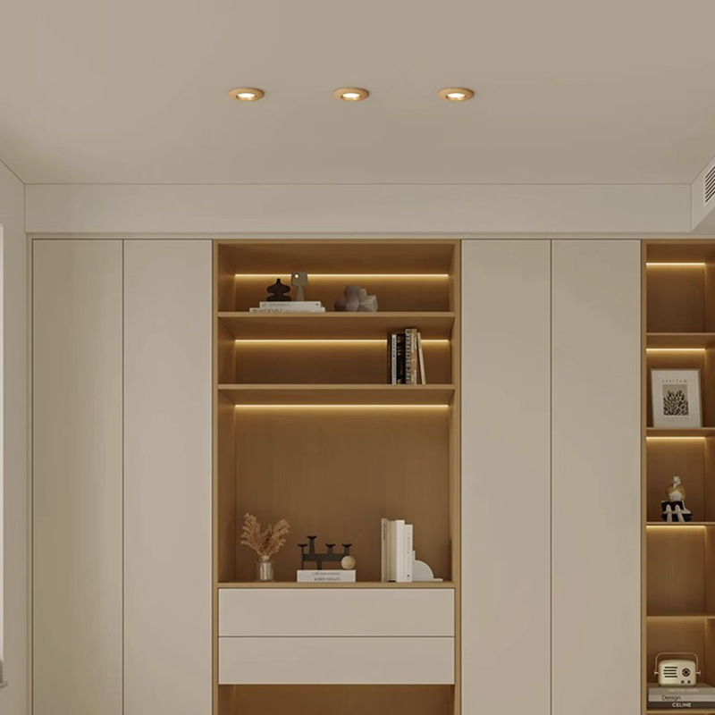 DOWNLIGHT LED 천장 조명 임베디드 거실 비 메인 라이트 홈 천장 구멍 라이트 복도 멀리 로그 바람 다운 라이트