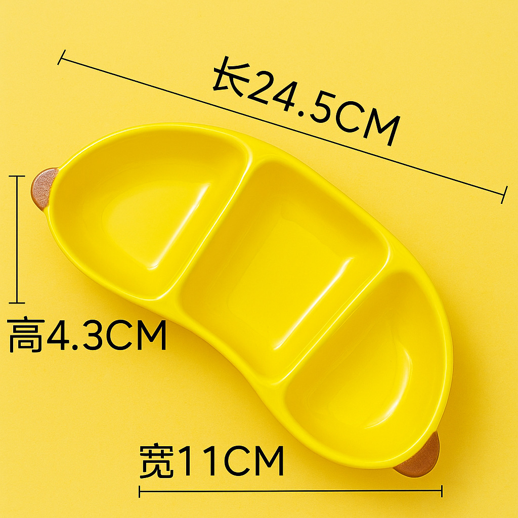 바나나 그리드 플레이트