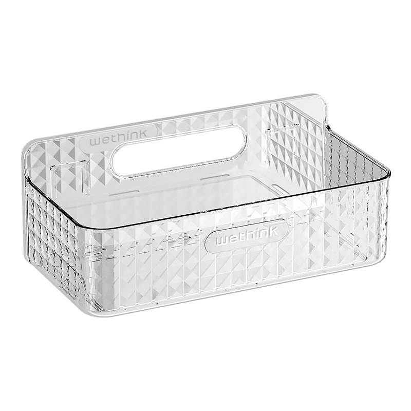 Estantes colgantes en la pared del baño, estantes de aseo, estantes de almacenamiento de cosméticos de lujo ligero nórdico sin perforación en la pared