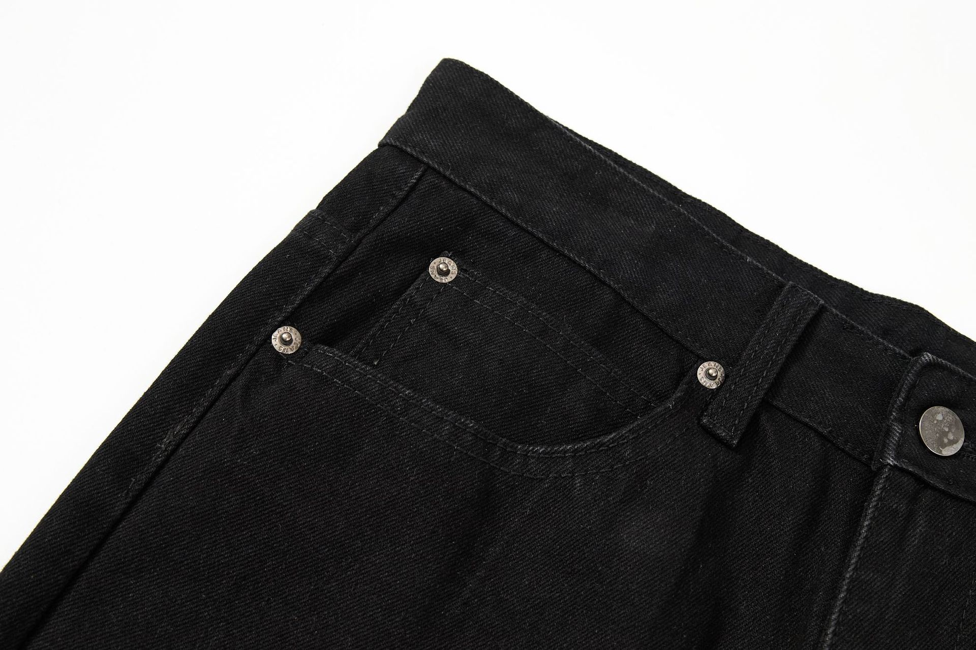 Man Solid Color Loose Fit Jeans 2025 Spring Summer New Pants American Casual Fashion Slimming Micro Flared Trousers Style_voghion.com