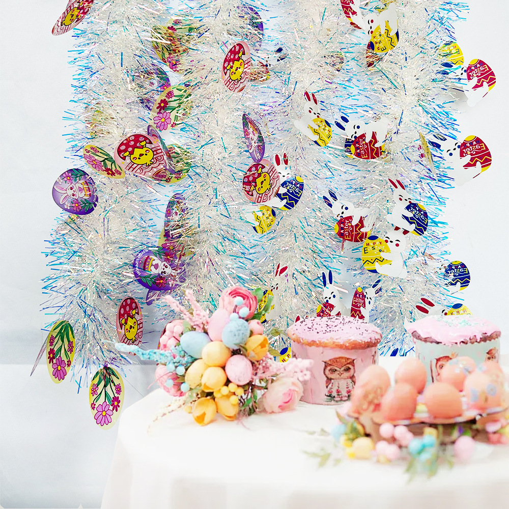 Suministros de fiesta de Amazon Pascua transfronteriza nuevos productos de color 6 de junio decoración espuma conejo tira de lana