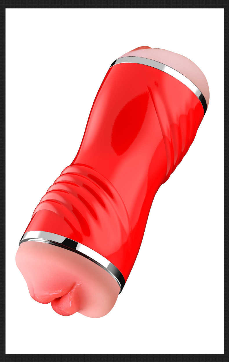 Jiuai Manual Airplane Cup Male Masturbator Dual-Channel TPE Adult Toy — detail image 6