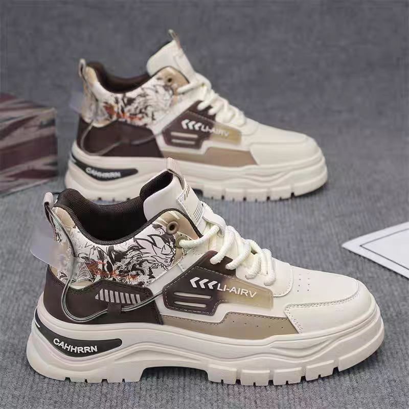 Botas Martin para hombres primavera 2026 nuevos zapatos de skate transpirables, casuales y versátiles, zapatos de moda de hombre de suela plana