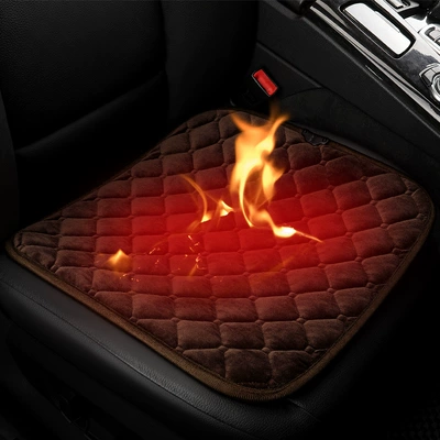 Seat cushion, seat cover: Pad Plush Seat Cushion Cross-Border - cy224-single-chip-brown-heating-wire-usb-socket