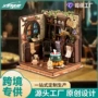 木质微型手工跨境模型屋
