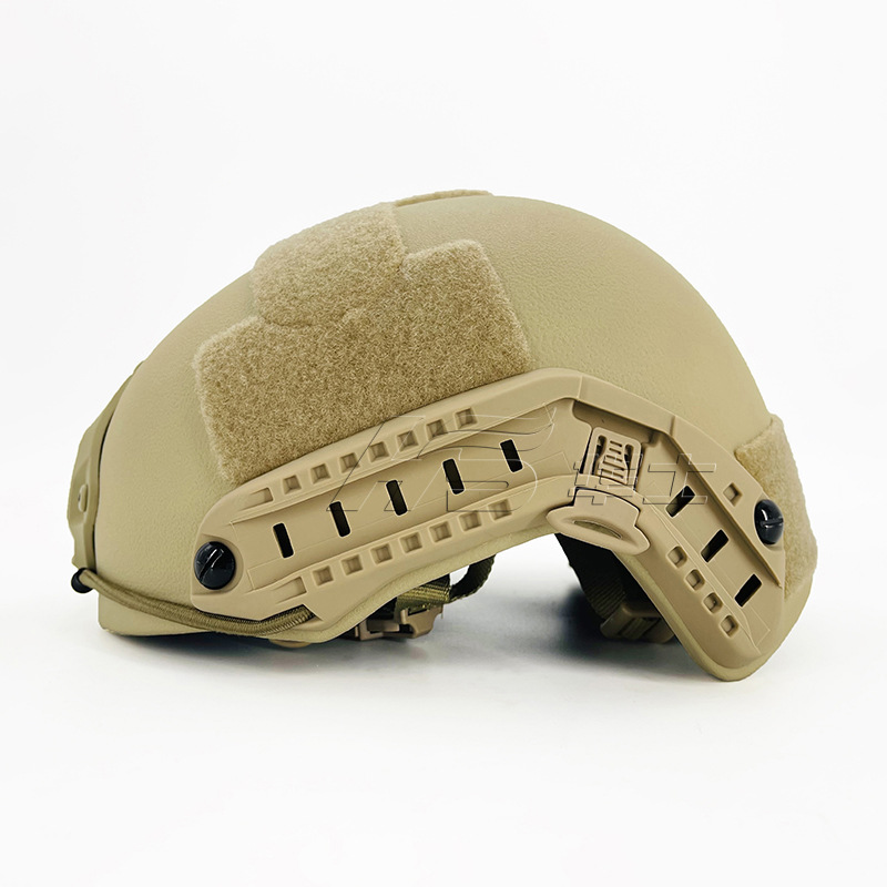 华士Fast防弹头盔 芳纶材质IIIA级GA2级沙色卡其色BOA可调节悬挂