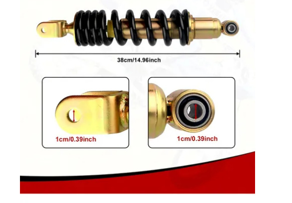 Off-Road Motorcycle Rear-Mounted Central Shock Absorber, Shock Absorber, Spring, Rear Shock Absorber, Off-Road Vehicle Rider Accessories