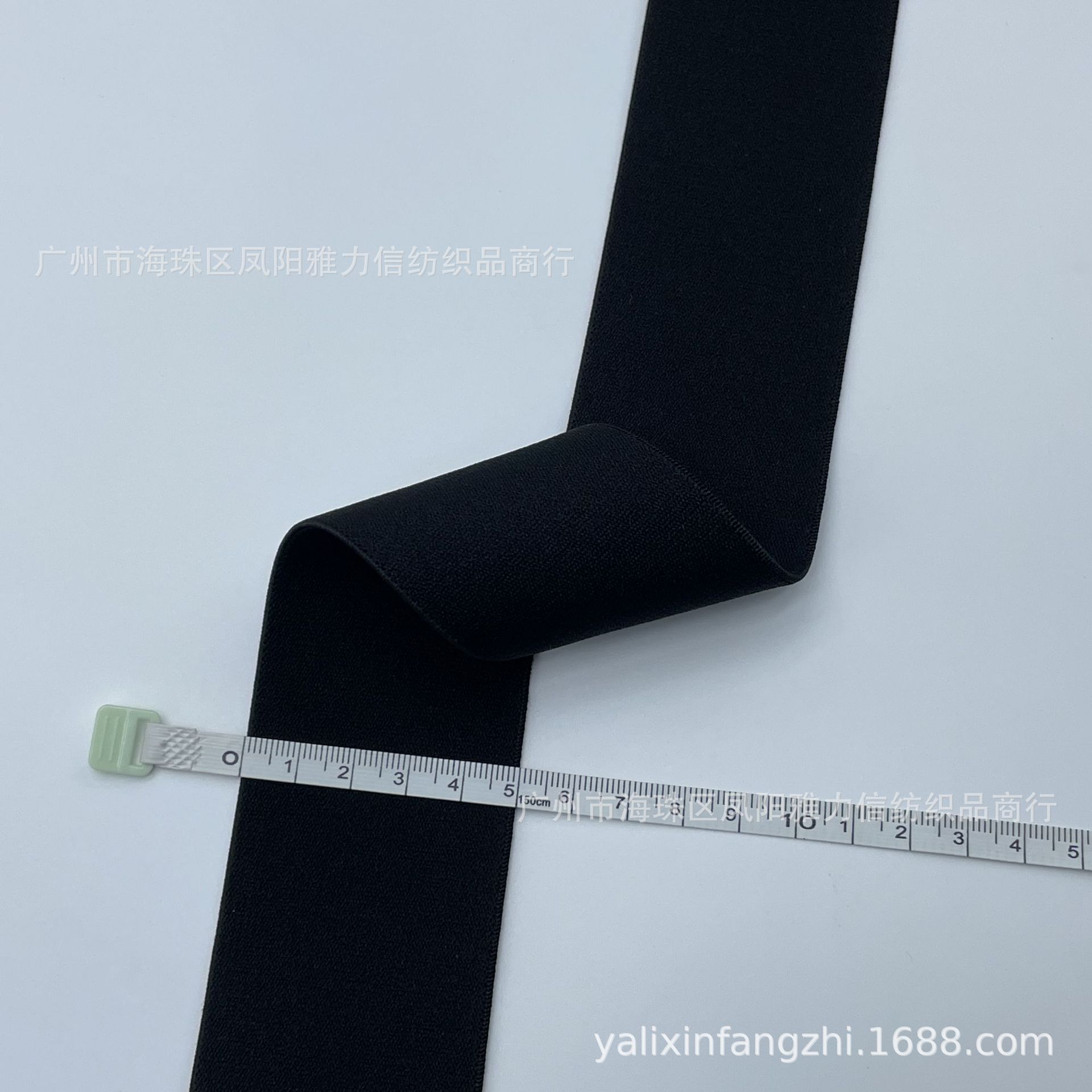 Fabricante spot engrosamiento color puro banda elástico de alta elasticidad de grano liso suave para la piel banda elástica de la cintura de terciopelo de doble cara