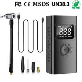 跨境车载充气泵电动充气泵自动充停电动小轿车打气泵汽车充气泵