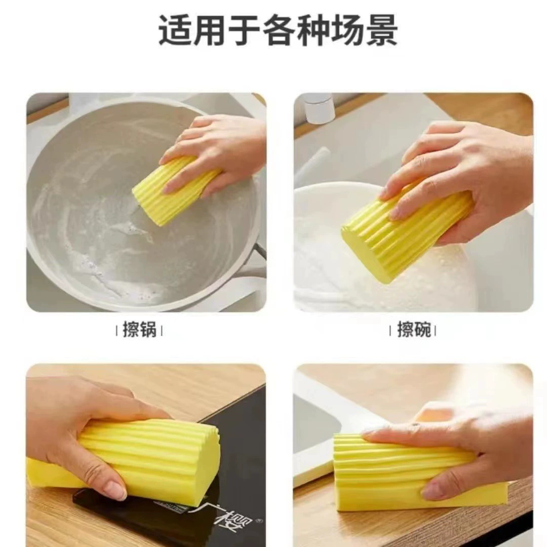 Cotton hygienic handheld bath sponge for home use, water absorbent