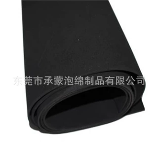 定制CR泡棉阻燃防火 黑色高弹高发泡CR氯丁防静电密封泡棉垫片