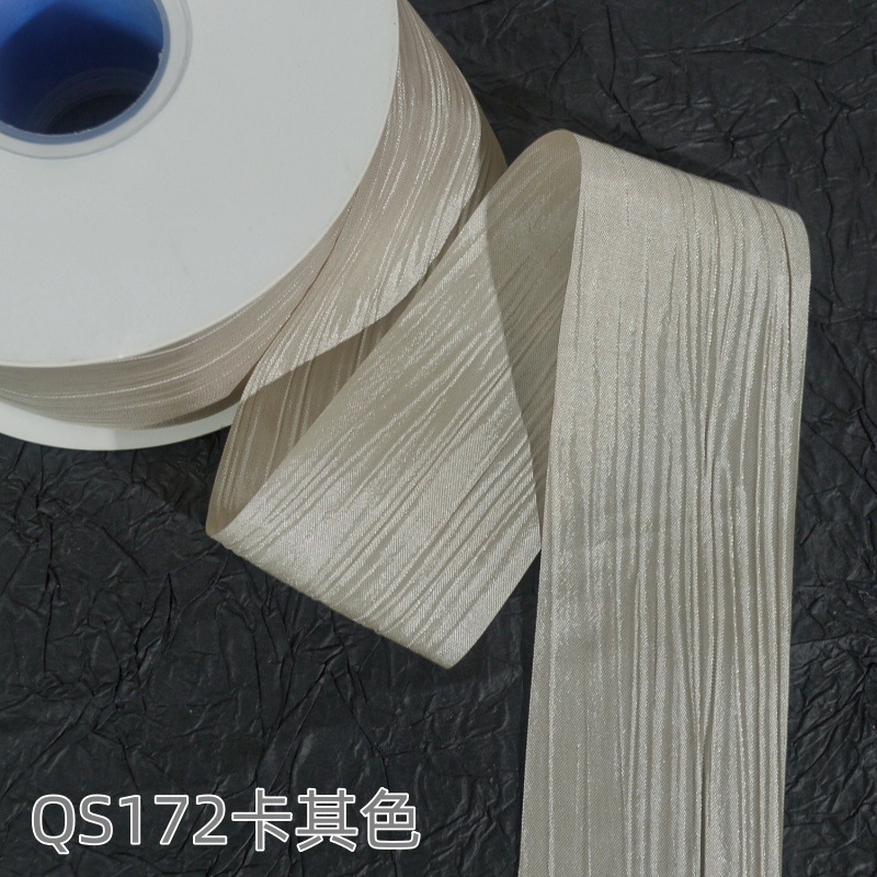 Impresión de la cinta arco regalo cuerda cinta plisada coreana accesorios de embalaje en stock al por mayor Corea del Sur cinta de poliéster