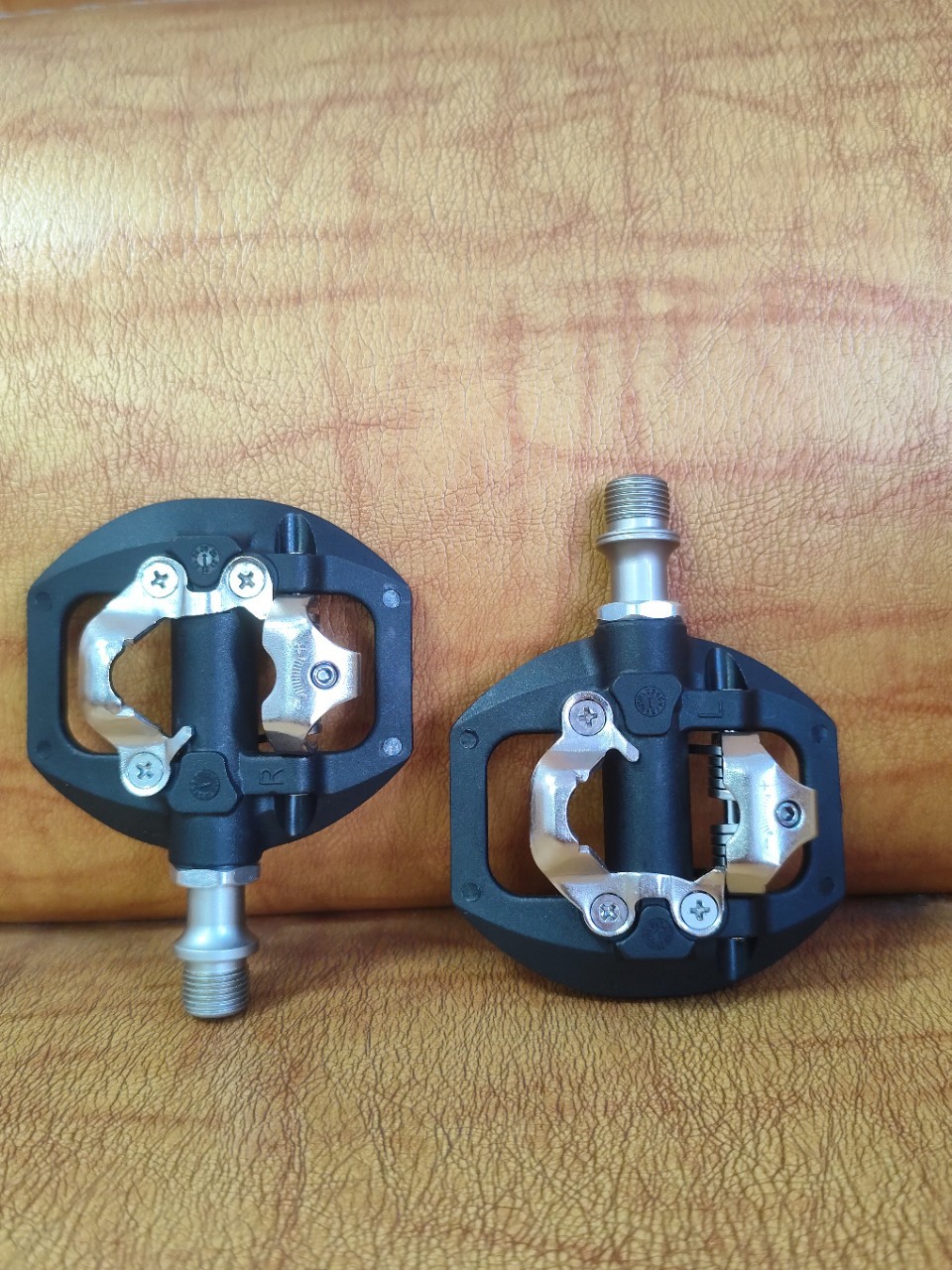 山地自行车鞋锁片兼容SPD自行车鞋锁鞋夹板配件LOOK锁片