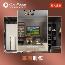 四川成都廠家全屋定 制電視櫃客廳家具帶儲物現代簡約多面積適用