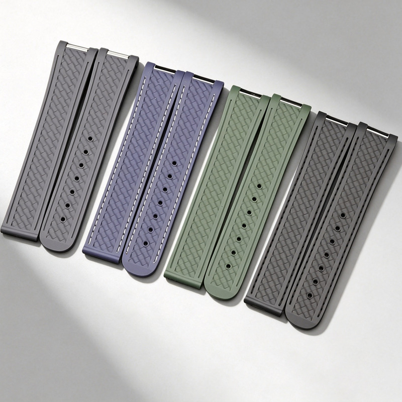 Tpu Watch Strap Suitable for Omega Seamaster Series 150.3m Diving Watch Strap Golf Hornet Wristband Tpu Watch Strap Suitable for Omega Seamaster Series 150.3m Diving Watch Strap Golf Hornet Wristband