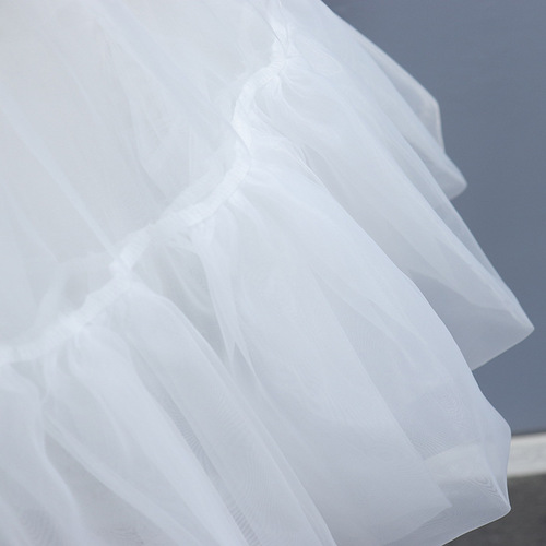 Boneless soft lace Lolita daily skirt hoop skirt half skirt short lace hoop Lolita violent hoop cross-border foreign trade 