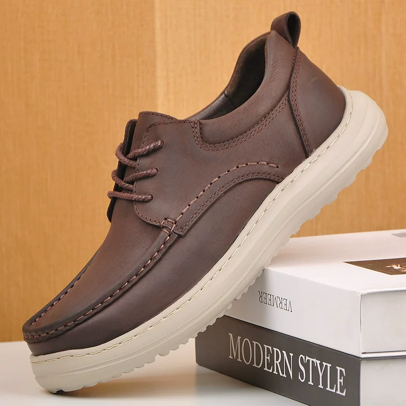 Rubber matte leather comfortable breathable shoe covers, cowhide