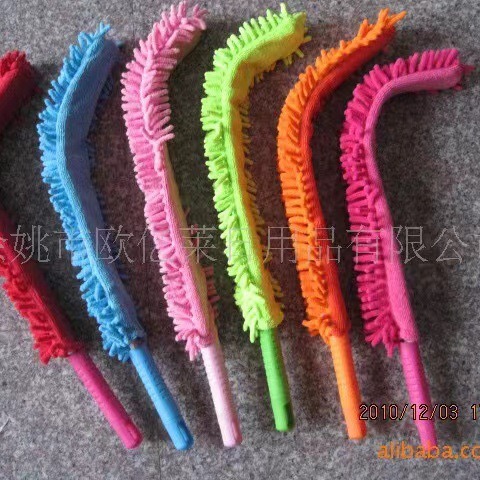 Chenille Single-Sided Bendable Dust Duster Flat Brush Cleaning Duster Factory Direct Sale Household Soft Anti-Static